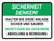 Sicherheit Denken - HALTEN SIE DIESE ANLAGE SICHER UND SAUBER (Think Safety - KEEP THIS PLANT SAFE AND CLEAN) Landscape German - Wall Sign