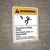 Warning: Hazardous Voltage Inside Can Shock Burn or Cause Death ANSI - Wall Sign