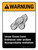 Warnung - Essen kannErdnuss- oder Nussprodukte enthalten (Warning Food May Contain Peanut Or Nut Products) ANSI Portrait German - Wall Sign
