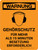 Warnung - Gehörschutz Erforderlich (Warning - Hearing Protection Required) Portrait German - Wall Sign