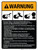 Warnung - Richtlinien für Tischschleifmaschinen (Warning - Bench Grinder Machine Guidelines) ANSI German - Wall Sign