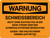Warnung - Schweißbereich (Warning - Welding Area) Landscape German - Wall Sign
