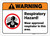 Warning: Respiratory Hazard Wear Approved Respirator In Area ANSI - Wall Sign