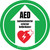 AED (AED) Circular German - Floor Sign