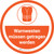 Warnwesten müssen getragen werden (High Visibility Vests Must Be Worn) Circular German - Floor Sign