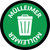 5S Mülleimer (5S Trash Can) Circular German - Floor Sign
