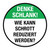 Denke Schlank! Wie kann Abfall reduziert werden (Think Lean! How Can Scrap Be Reduced) German - Floor Sign