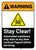 Warning: Stay Clear Automated Machinery May Start Any Time ANSI - Wall Sign