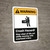 Warning: Stay Clear Of Die Set While Moving ANSI - Wall Sign