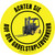 Achten Sie auf den Gabelstaplerverkehr (Watch Out For Forklift Traffic) Circular German - Floor Sign