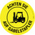 Achten Sie auf Gabelstapler (Watch Out For Forklift) Circular German - Floor Sign