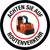 Achten Sie auf Routenverkehr (Watch Out for Tugger Traffic) Circular German - Floor Sign