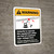 Warning: Unlawful To Operate Equipment High Voltage Lines ANSI - Wall Sign