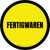 Fertigwaren (Finished Goods) Green Circular German - Floor Sign