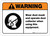 Warning: Wear Dust Mask When Using Equipment ANSI - Wall Sign