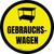 Gebrauchswagen (Utility Cart) Circular German - Floor Sign