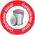 Gefährlicher Abfall (Hazardous Waste) Circular German - Floor Sign