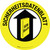 SDB-Buch (Sicherheitsdatenblatt) SDS-Book (Safety Data Sheets) - Circular German Floor Sign