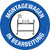 Montagewagen in Bearbeitung (Assembly Cart In Progress) Circular German - Floor Sign