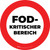 FOD-kritischer Bereich (FOD Critical Area) Circular German - Floor Sign