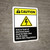 Caution: Area Must Be Kept Clear OSHA NEC ANSI - Wall Sign