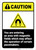Caution: Area With Magnetic Fields May Effect Pacemakers ANSI - Wall Sign