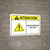 Caution: Microwave In Use Spanish ANSI - Wall Sign