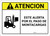 Caution: Watch For Lift Trucks Spanish ANSI - Wall Sign