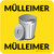 Mülleimer (Trash Can) Square German - Floor Sign