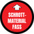 Schrottmaterial Fass (Scrap Material Barrel) Circular German - Floor Sign