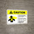 Caution: Carbon Dioxide Gas Causes Suffocation Injury Death ANSI - Wall Sign