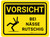 Vorsicht - Bei Nässe rutschig (Caution - Floor Slippery When Wet) Rectangular German - Floor Sign