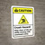 Caution: Crush Hazard Stay Clear Of Die Set While Moving ANSI - Wall Sign