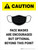 Caution: Face Mask Encouraged Beyond This Point Portrait - Wall Sign