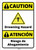 Caution: Drowning Hazard Bilingual SpanishANSI - Wall Sign