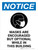 Notice: Masks Encouraged But Optional This Building Portrait - Wall Sign