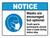 Notice: Masks Encouraged But Optional Youth Participants ANSI Landscape - Wall Sign
