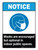 Notice: Masks Encouraged But Optional Indoor Public ANSI Portrait - Wall Sign