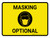 Masking Optional Yellow Landscape - Wall Sign