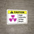 Caution: High Intensity X Ray Beam ANSI - Wall Sign