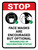 Stop Face Mask Are Encouraged But Optional Portrait - Wall Sign