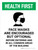 Health First: Mask Encouraged In Building Portrait - Wall Sign