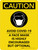 Caution: Avoid COVID-19 - Face Mask Highly Encouraged Portrait - Wall Sign