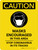 Caution: Mask Encouraged In this Area - Stop Coronavirus Portrait - Wall Sign