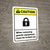 Caution: Removing Guards Equipment Must Be Locked Out ANSI - Wall Sign