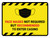 Hazard Face Mask Not Required But Recommended To Enter Casino Landscape - Wall Sign