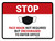 Stop: Face Mask Not Required But Encouraged To Enter Office Landscape - Wall Sign