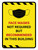 Hazard Face Mask Not Required But Recommended In Building Portrait - Wall Sign