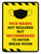Hazard Face Mask Not Required But Recommended To Enter Break Room Portrait - Wall Sign