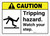 Caution: Tripping Hazard Watch Your Step ANSI - Wall Sign
